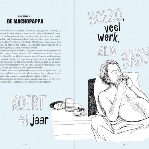 Illustratie bij: De machopappa: “Op vrijdagavond heb ik qualitytime met de baby”