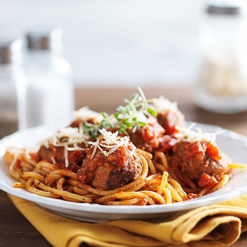 Illustratie bij: Simpel, maar zo lekker: spaghetti met zelfgemaakte gehaktballen