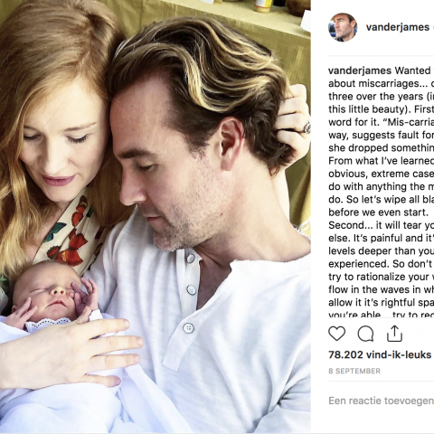 Illustratie bij: Acteur James van der Beek over miskramen: ‘Laten we hier asjeblieft een ander woord voor verzinnen’