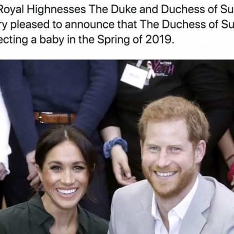 Illustratie bij: Koninklijk babynieuws! Meghan Markle in verwachting van eerste baby