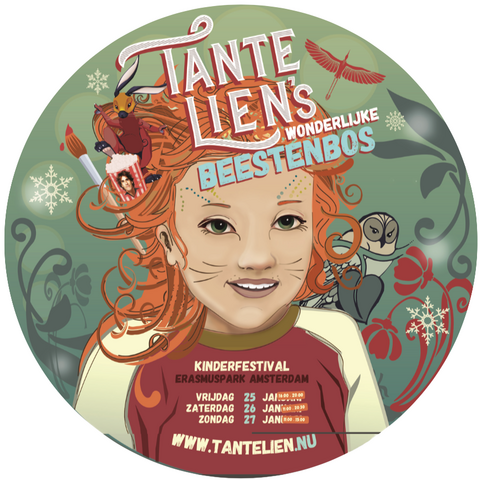 Illustratie bij: Dit weekend gaan we naar het kinderfestival van Tante Lien