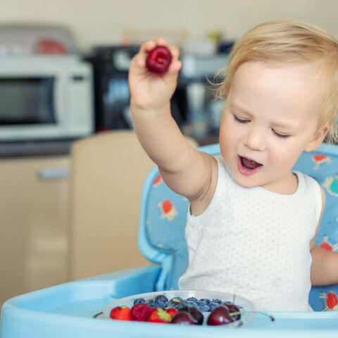 Illustratie bij: Peuter aan de bio-groente, mama aan de chips en wijn