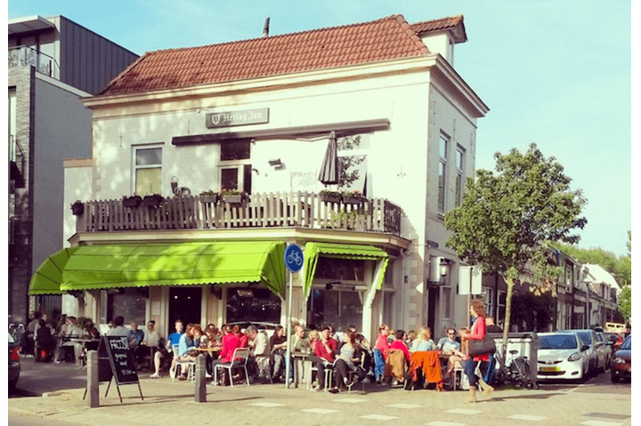 Eerst spelen in het Griftpark in Utrecht, dan lekker uit eten