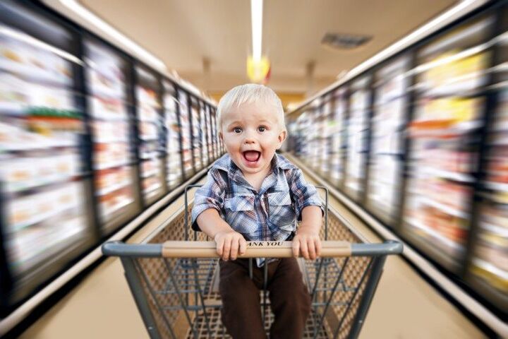 De 42 dingen die je denkt als je met de kinderen boodschappen doet