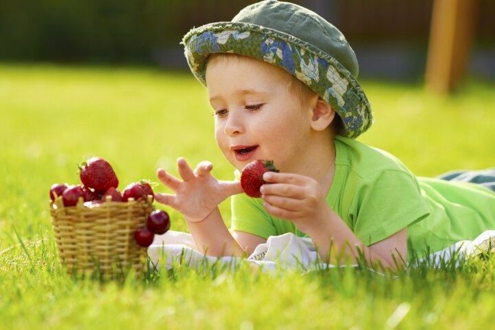 picknicken, kinderen