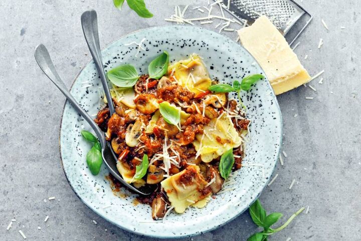 Deze snelle ravioli heeft maar 5 ingrediënten